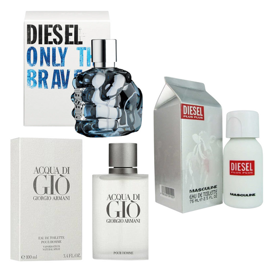 Set 3 perfumes Hombre